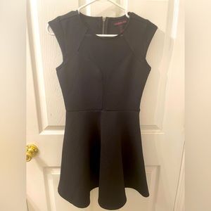 Black Material Girl Mesh Dress